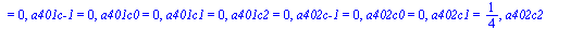 `assign`(sln1, {`a101c-1` = 0, a101c0 = `/`(1, 2), a101c1 = 0, a101c2 = 0, `a102c-1` = 0, a102c0 = 0, a102c1 = 0, a102c2 = 0, `a201c-1` = 0, a201c0 = 0, a201c1 = 0, a201c2 = 0, `a202c-1` = 0, a202c0 =...