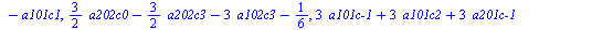 `assign`(eq2, {`+`(`*`(`/`(5, 2), `*`(`a201c-1`)), `-`(`*`(`/`(1, 2), `*`(a201c2))), `a101c-1`, `-`(`*`(2, `*`(a101c2)))), `+`(`*`(`/`(7, 2), `*`(`a201c-2`)), `*`(`/`(1, 2), `*`(a201c1)), `*`(2, `*`(`...