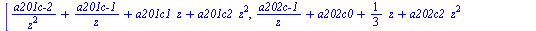`assign`(poly1, Matrix(%id = 192161732))