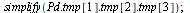 simplify(Typesetting:-delayDotProduct(Typesetting:-delayDotProduct(Typesetting:-delayDotProduct(Pd, tmp[1]), tmp[2]), tmp[3])); 1