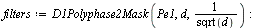 `assign`(filters, D1Polyphase2Mask(Pe1, d, `/`(1, `*`(sqrt(d))))); -1