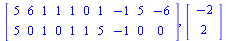 Matrix(%id = 182745996), Vector[column](%id = 164577972)