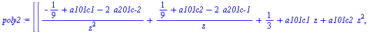 `assign`(poly2, Matrix(%id = 207410744))