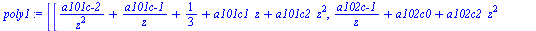 `assign`(poly1, Matrix(%id = 192161732))