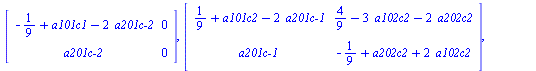Matrix(%id = 189169152), Matrix(%id = 188198196), Matrix(%id = 178188696), Matrix(%id = 165460308), Matrix(%id = 165607152), Matrix(%id = 165605296)