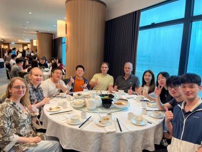 Farewell lunch with Dr. Xin Zhao before she moves to take over her new role at Hainan University | August 2025