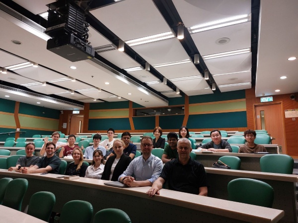 Group photo with Dr. Frederik Hetsch