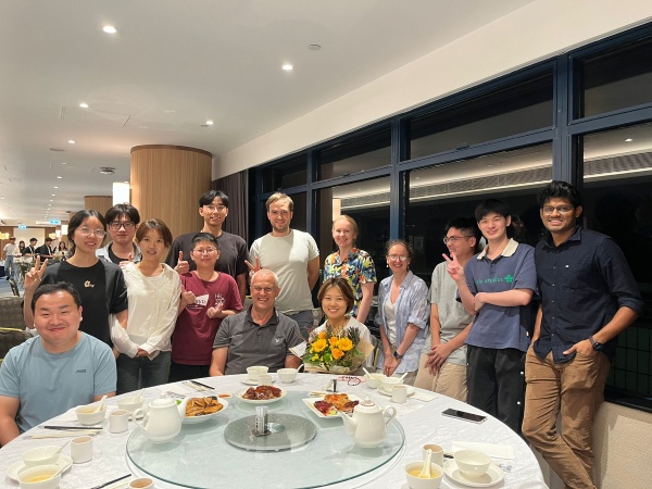 Group photo after the PhD graduation of Dr. Hu Sile
