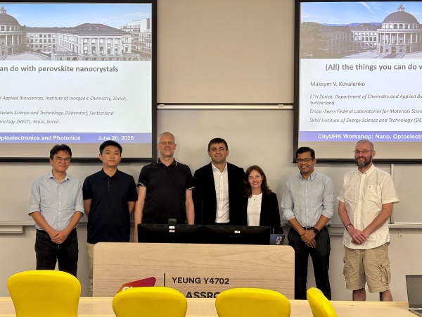 Key speakers of the 'Nano, Optoelectronics, and Photonics' workshop at CityUHK in June 2025